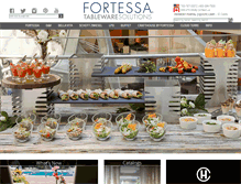 Tablet Screenshot of fortessa.com